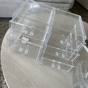 Clear Stackable Storage Drawers